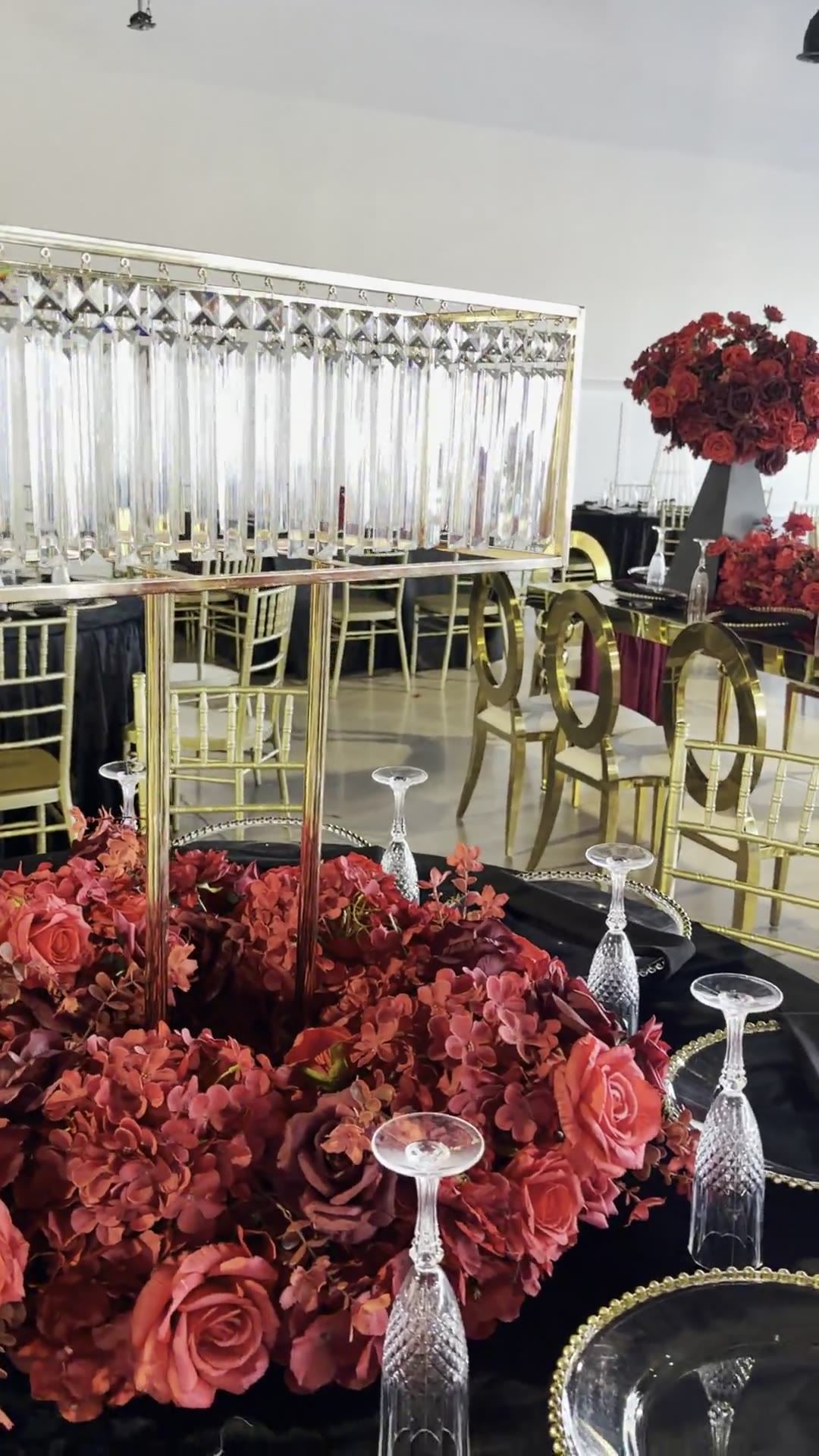 Tablescape and décor video at our Pasco event space